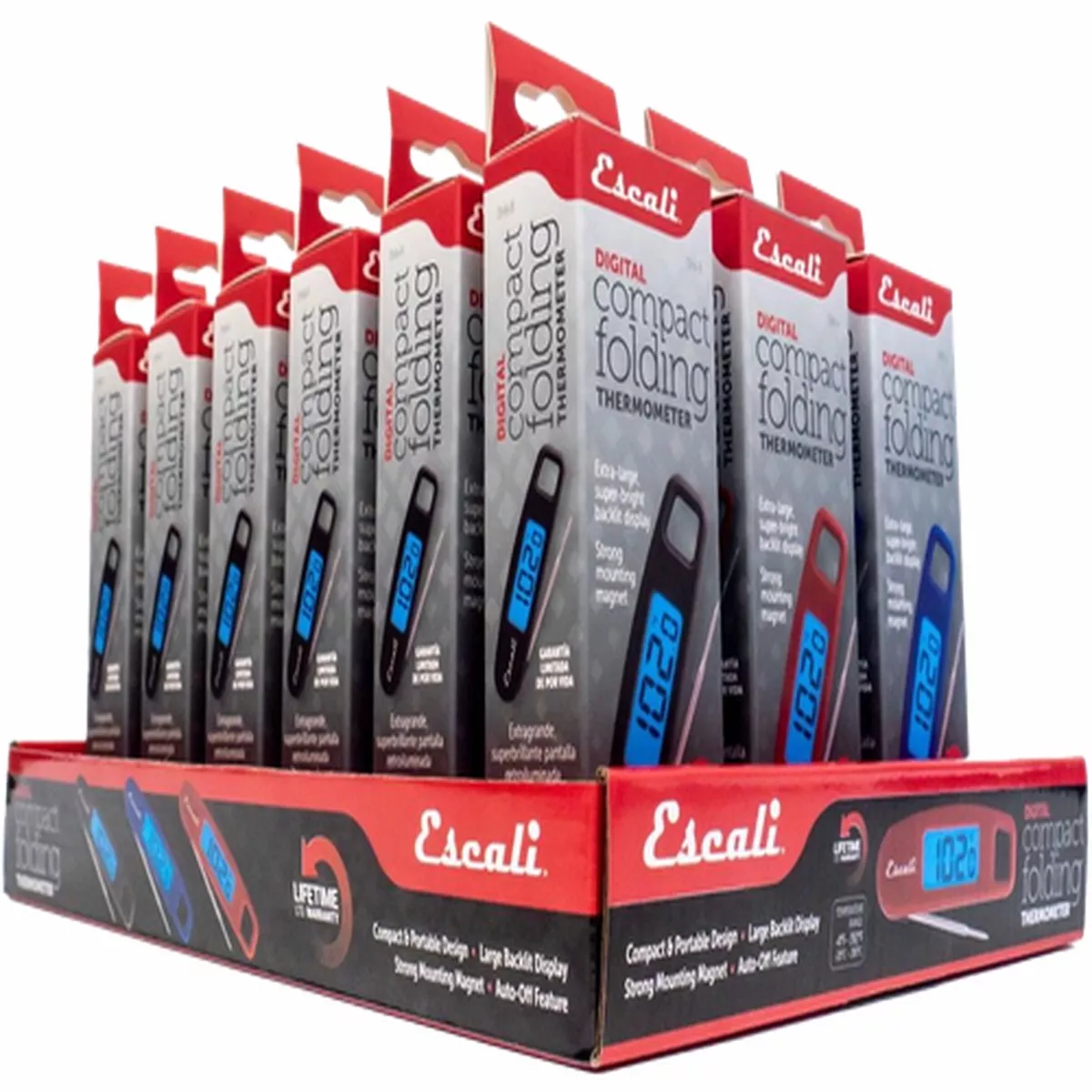 Escali Compact Folding Probe Thermometer