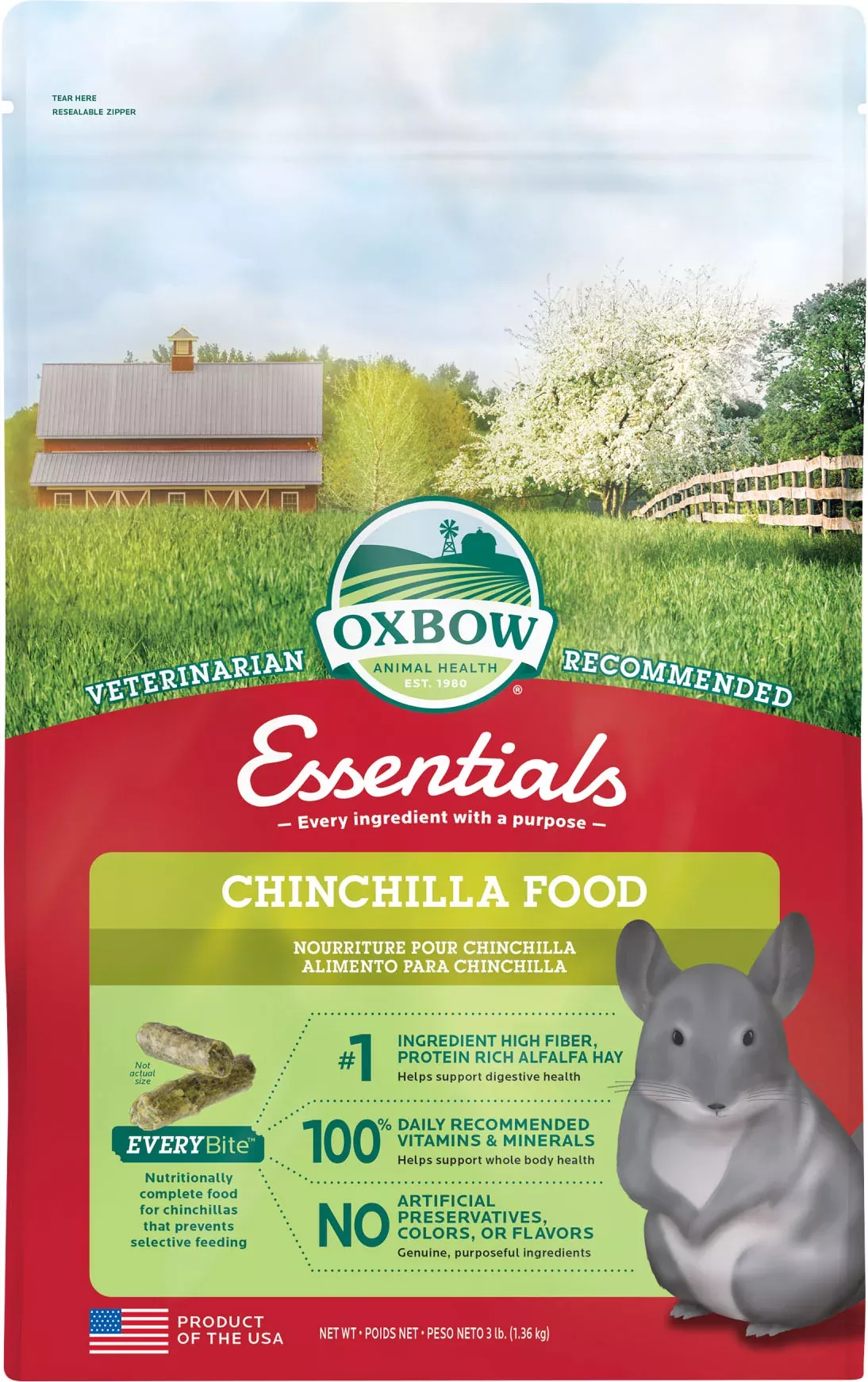 Essentials Chinchilla Food