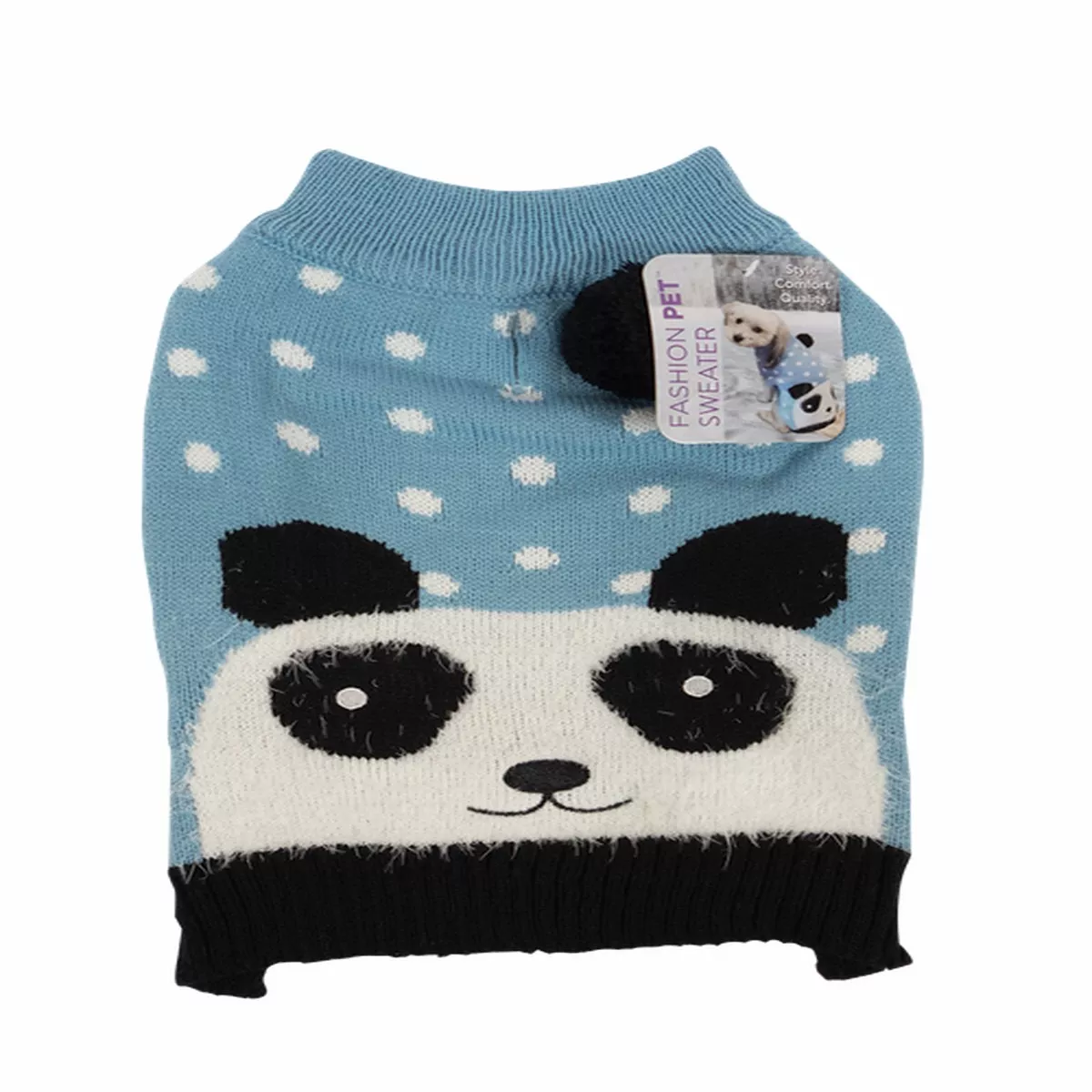 Ethical Pet Blue Panda Dog Sweater
