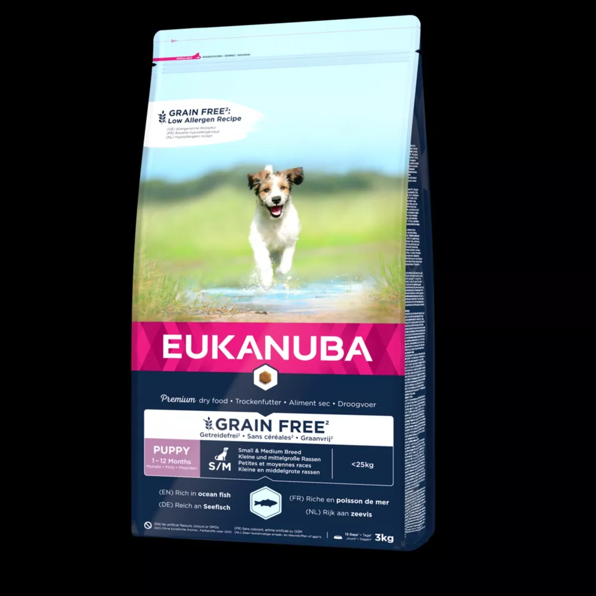 Eukanuba Puppy Grian free Small Breed, Fish