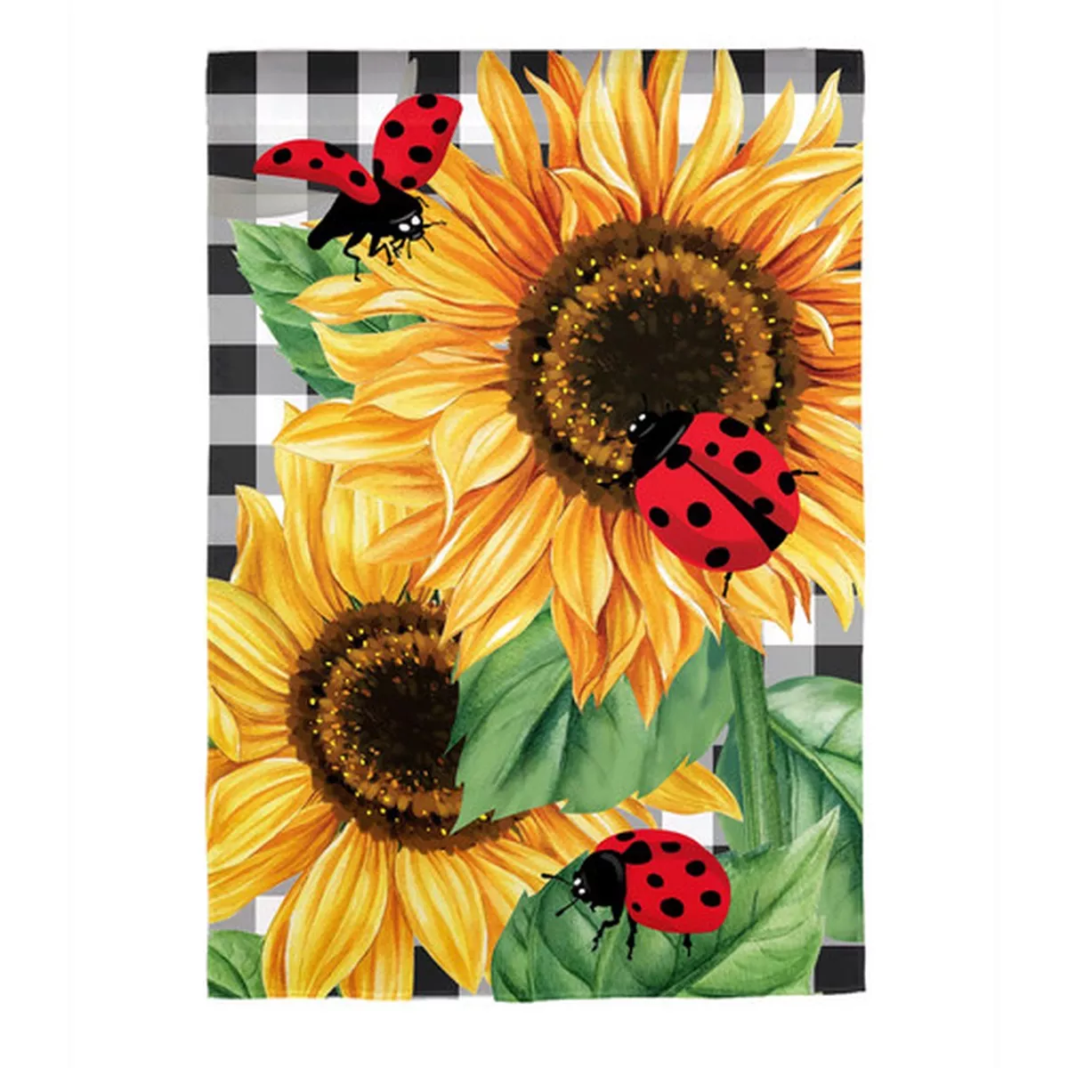 Evergreen Flag Sunflower Ladybug Flag