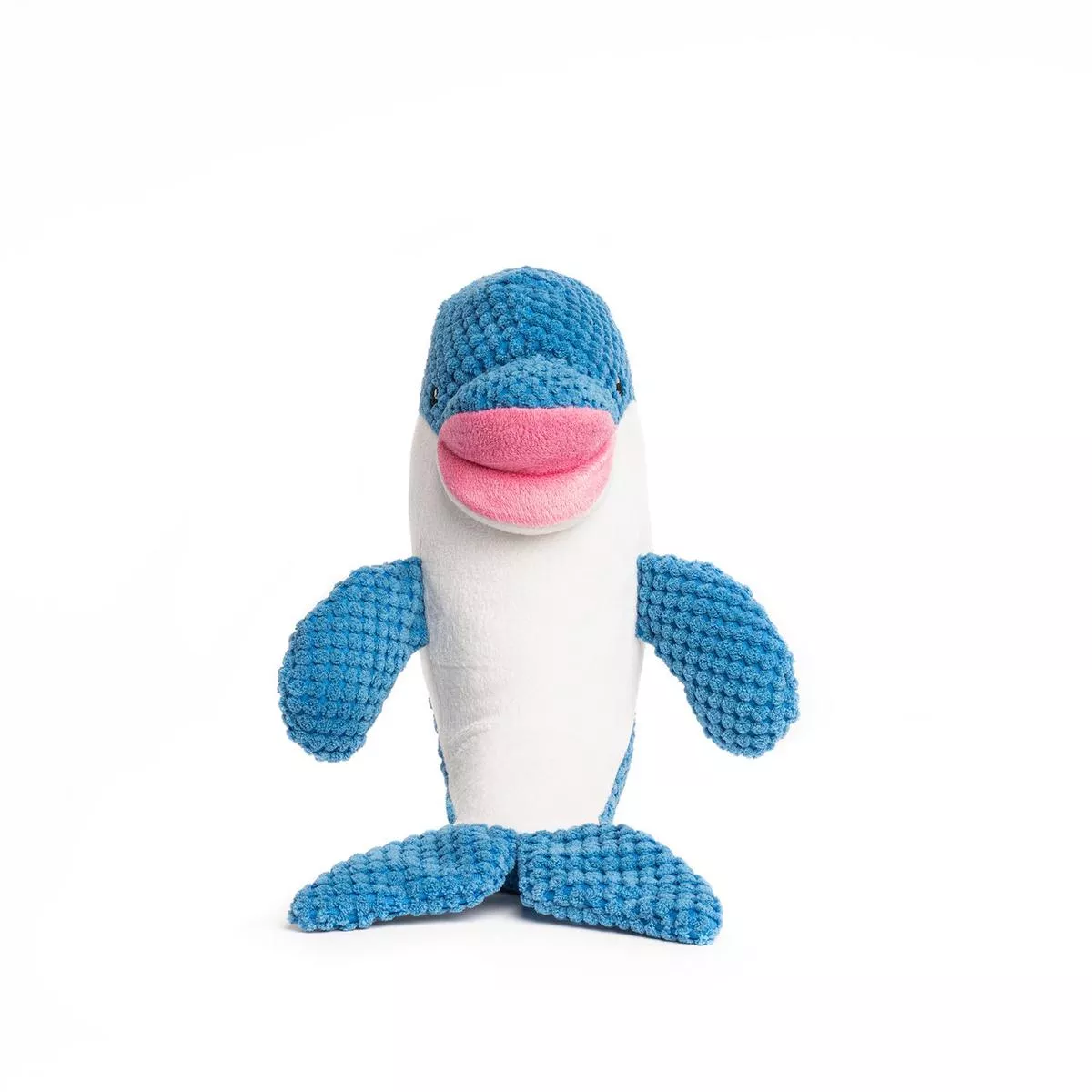 fabdog Floppy Plush Dog Toy, Dolphin