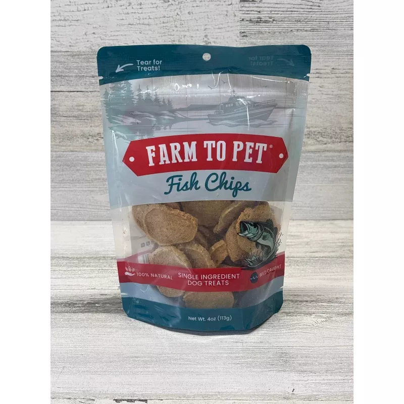 Farm to Pet Fish Chips 4oz