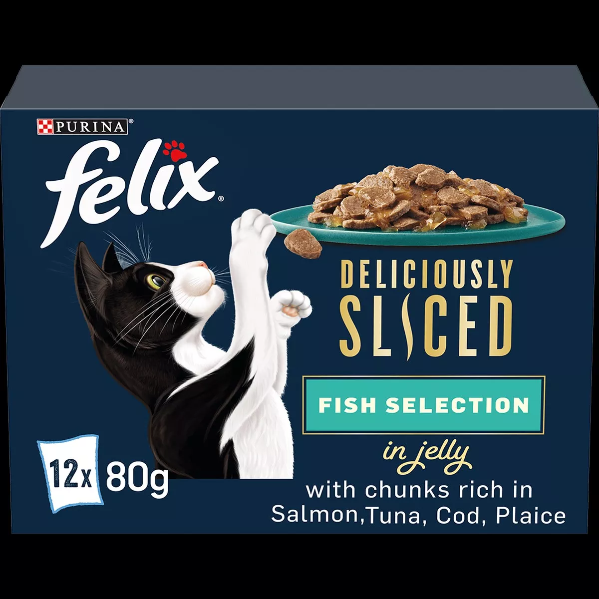 Felix Deliciously Sliced Fish selection, 12 pack