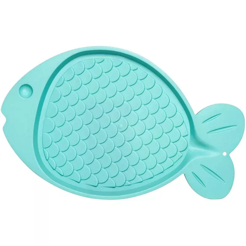 Fish Shaped Mat for Cats - Spill Proof