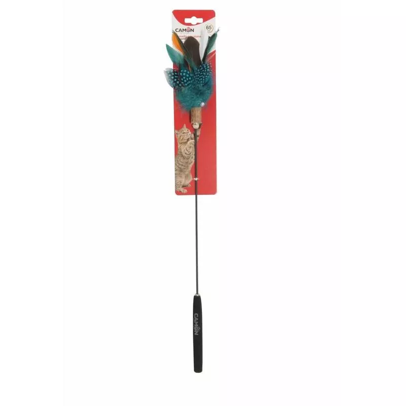 Fishing Rod For Cats With Softgrip Handle – Orange