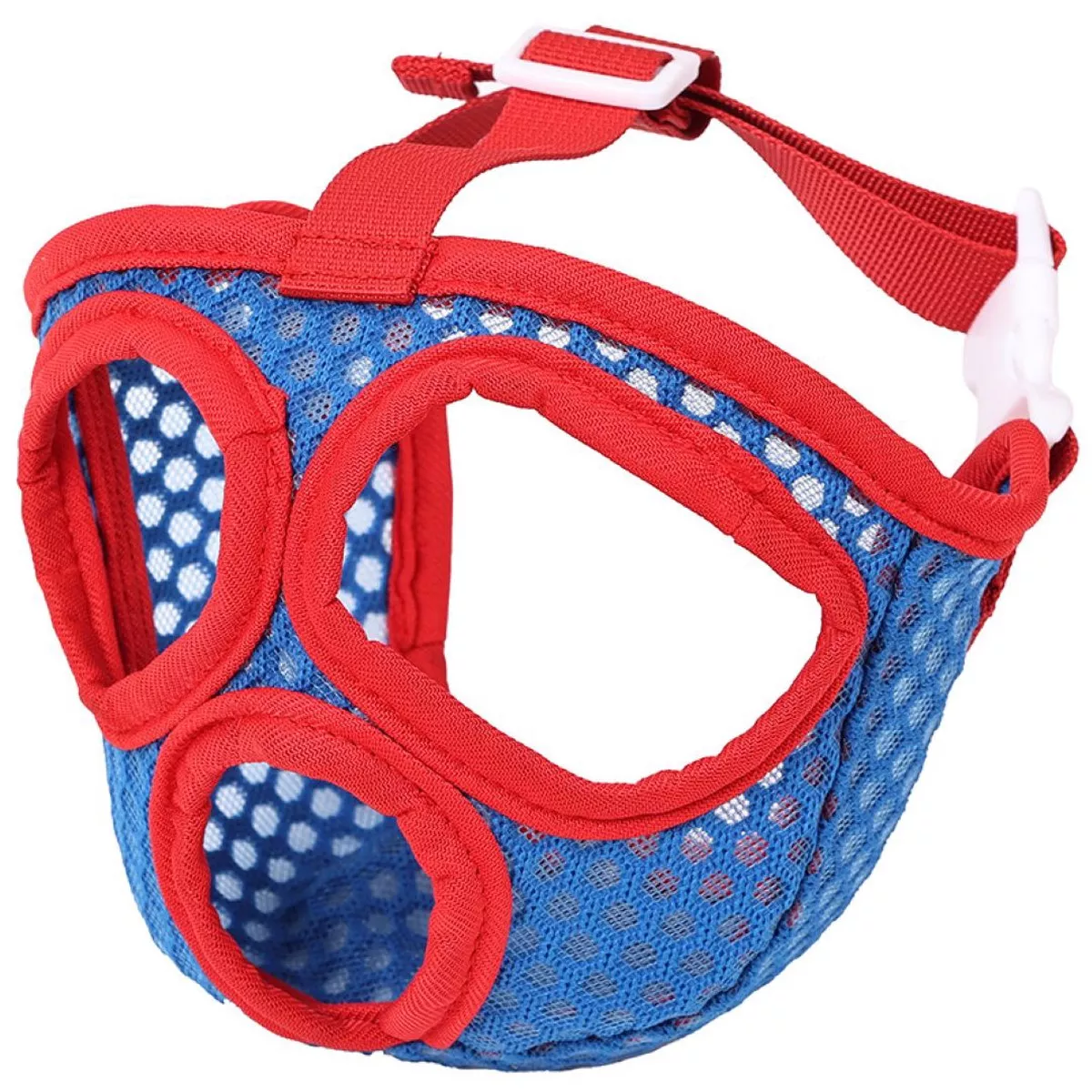 Flat Nose Dog Muzzle Cover Blue