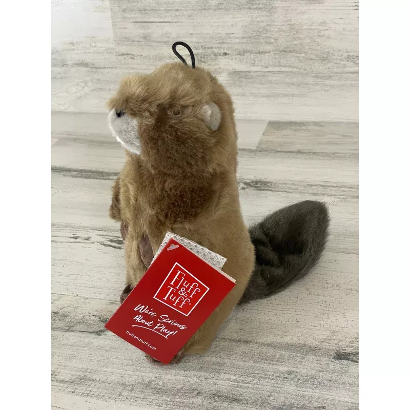 Fluff & Tuff Troy Beaver Dog Toy