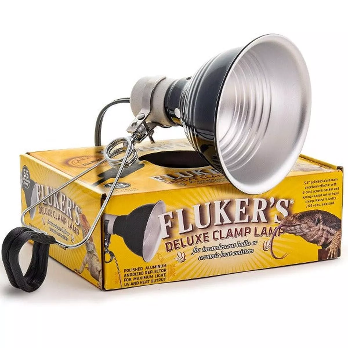 Fluker’s Deluxe Clamp Lamp