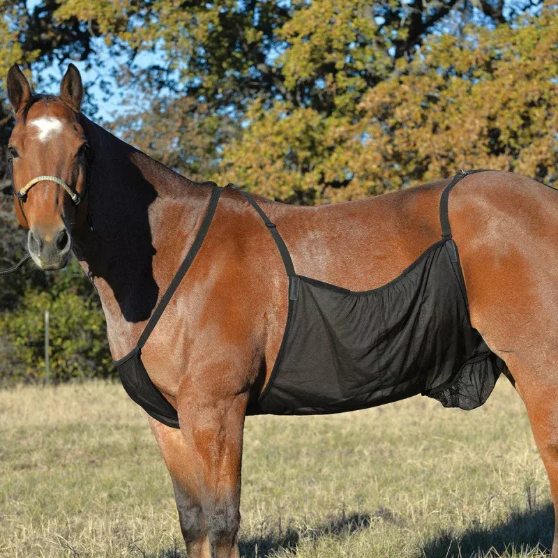 Fly Sheet Belly Guard for Horses Black