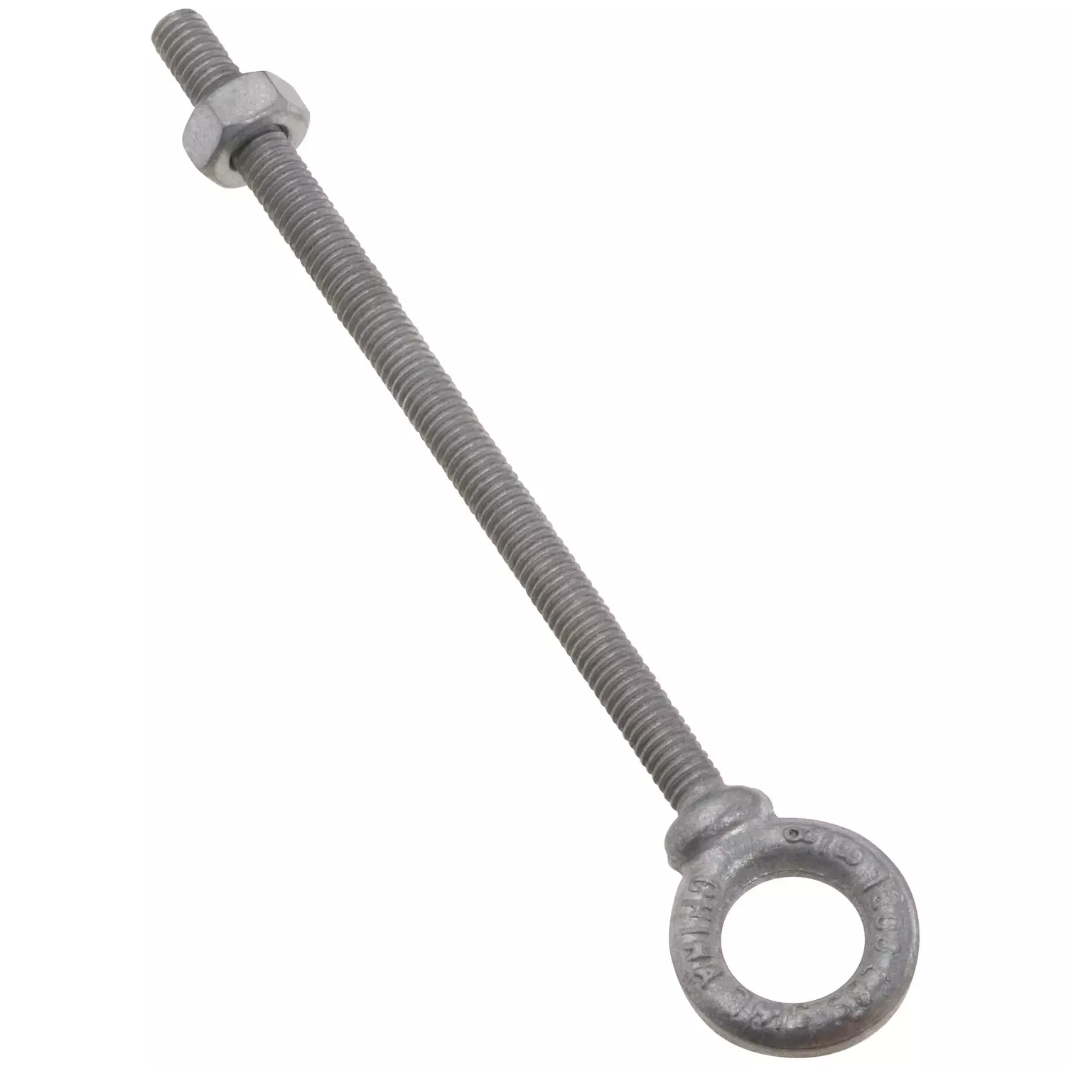 Forged Eye Bolt, Galvanized, 3/8 X 6 In.
