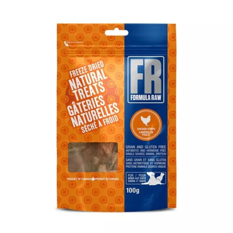 Formula Raw Chicken Strips Treats 100g