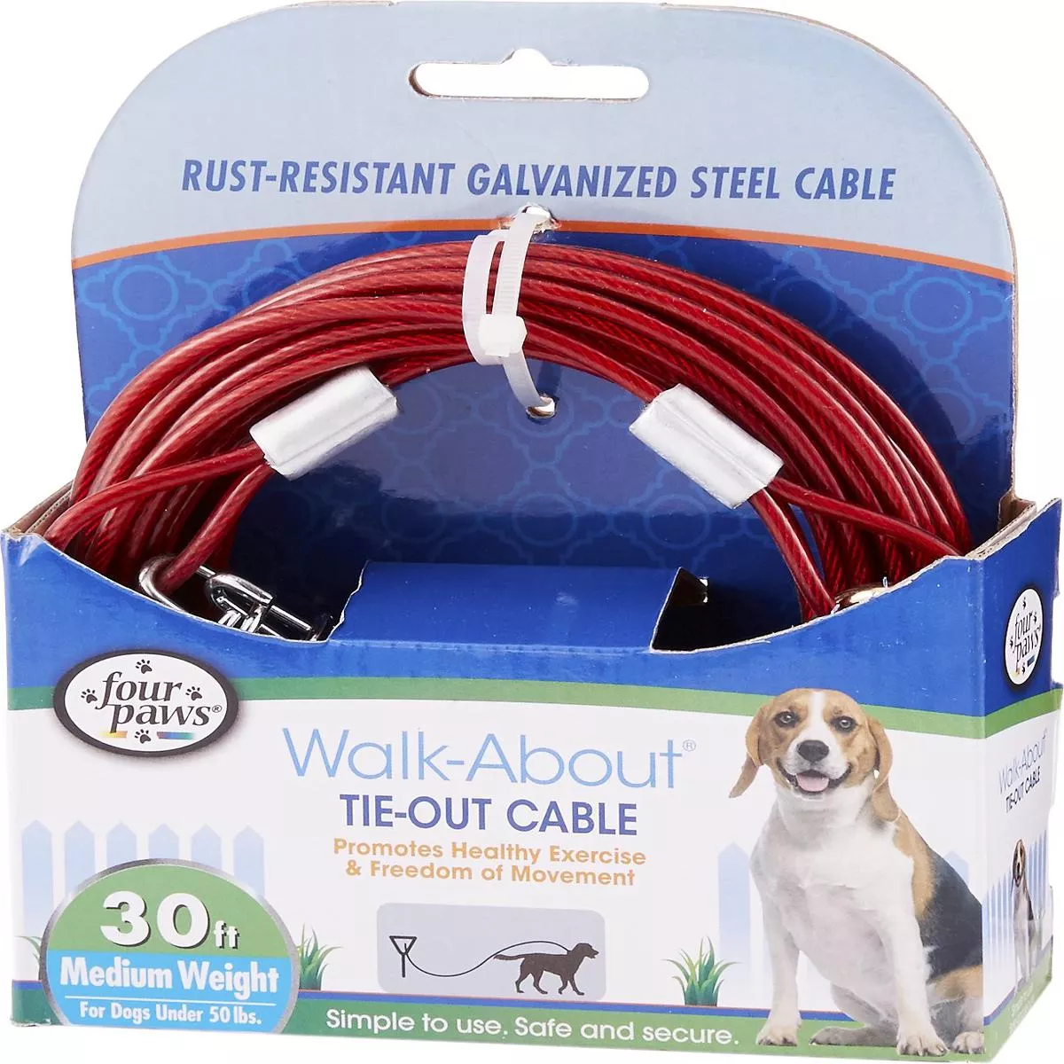 Four Paws Medium Weight Tie Out Cable