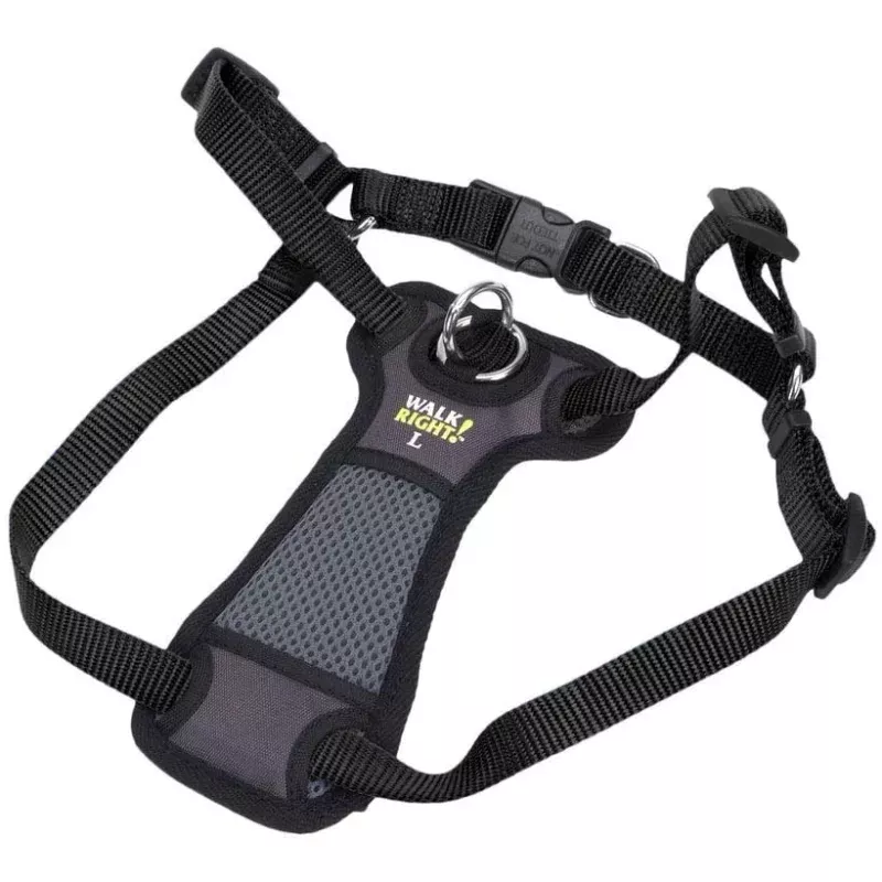 Front-Connect Harness for Dogs (Black)