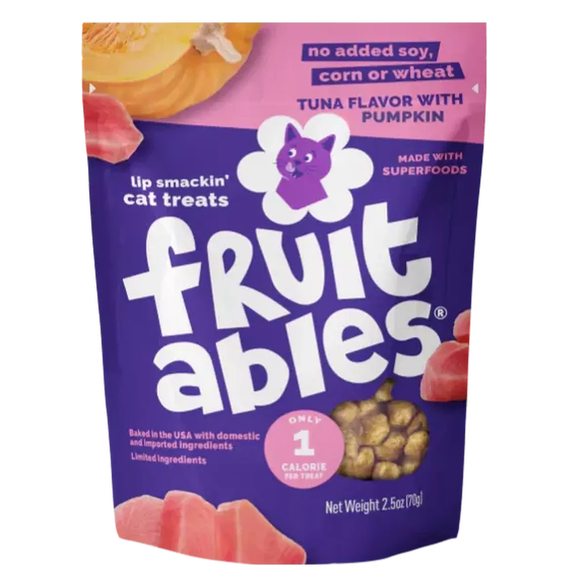 Fruitables Tuna Pumpkin Cat Treats