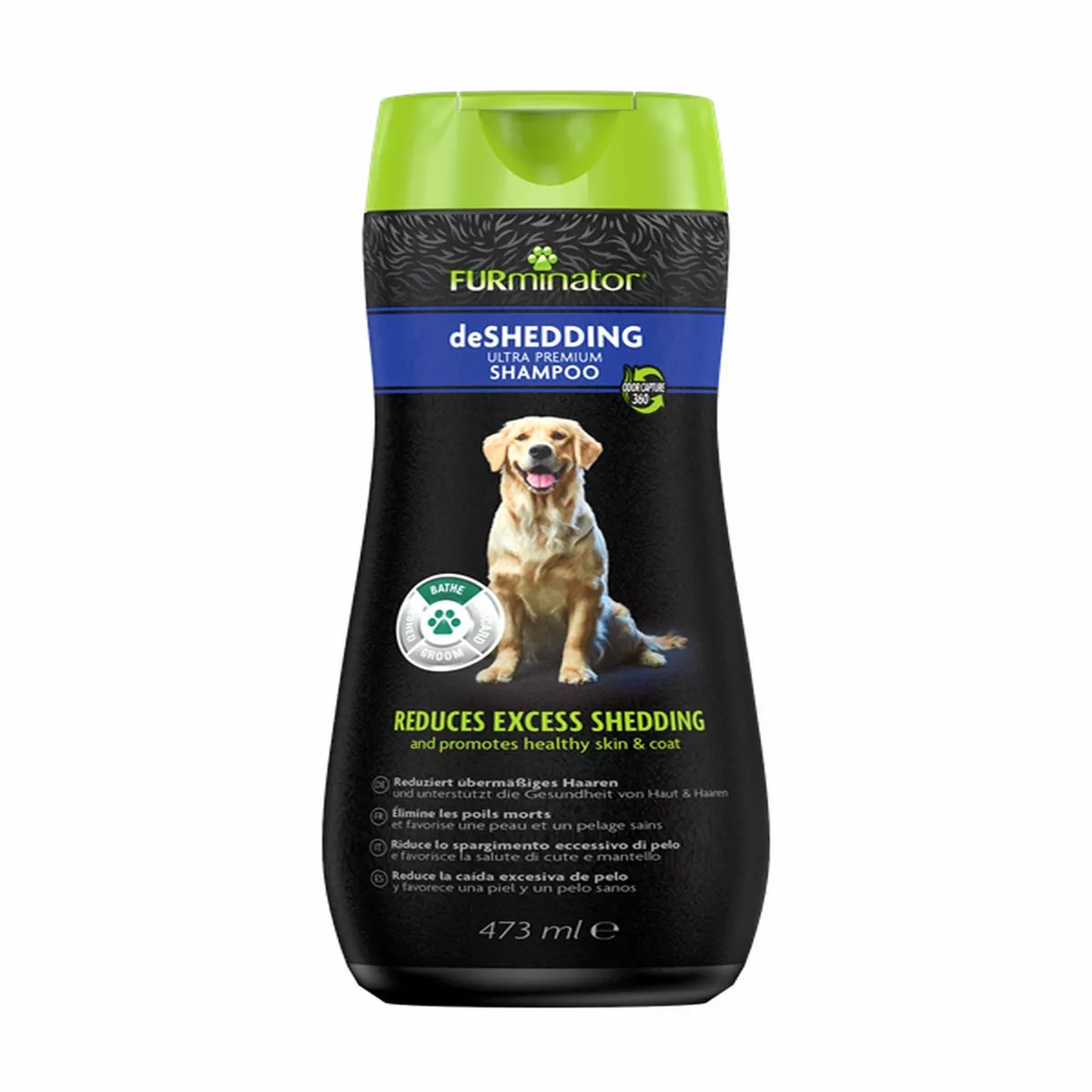 Furminator dog Deshedding Shampoo, 473ml.