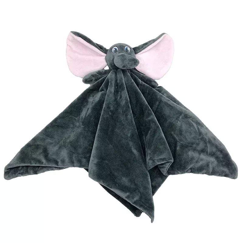 Furry Face – Comfort Blankie Elephant