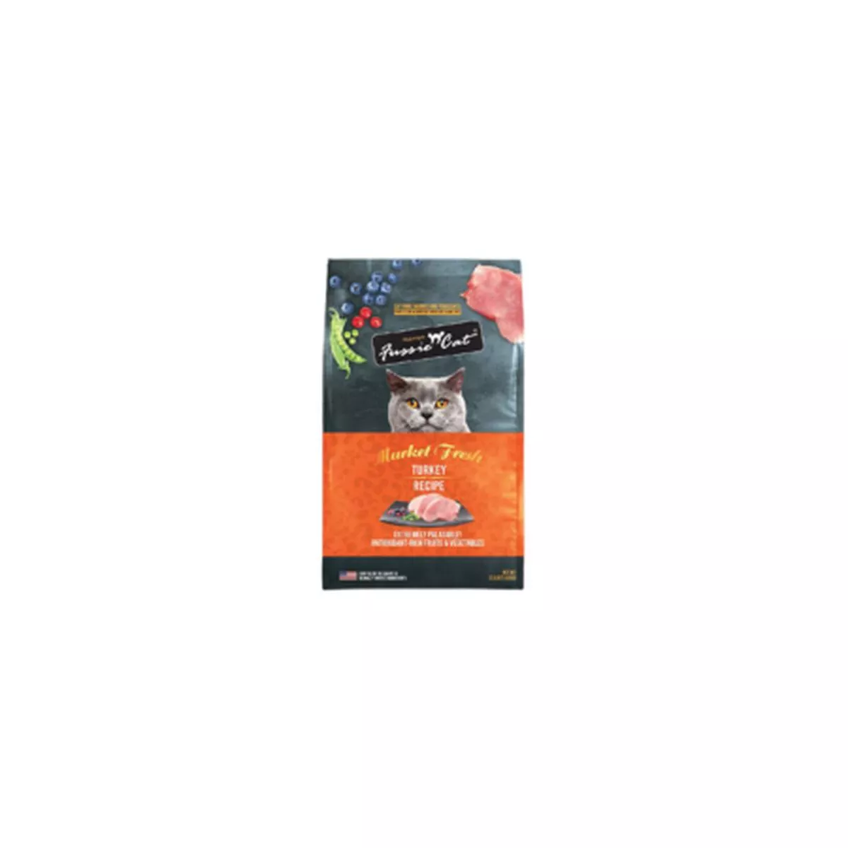 Fussie Cat Dry Market Fresh Turkey – 3.5#
