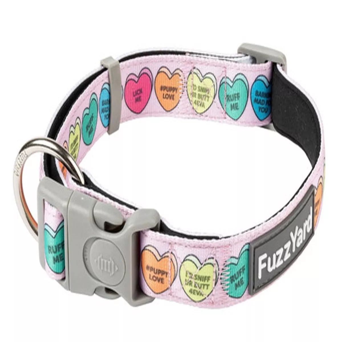 FuzzYard Candy Hearts Dog Collar