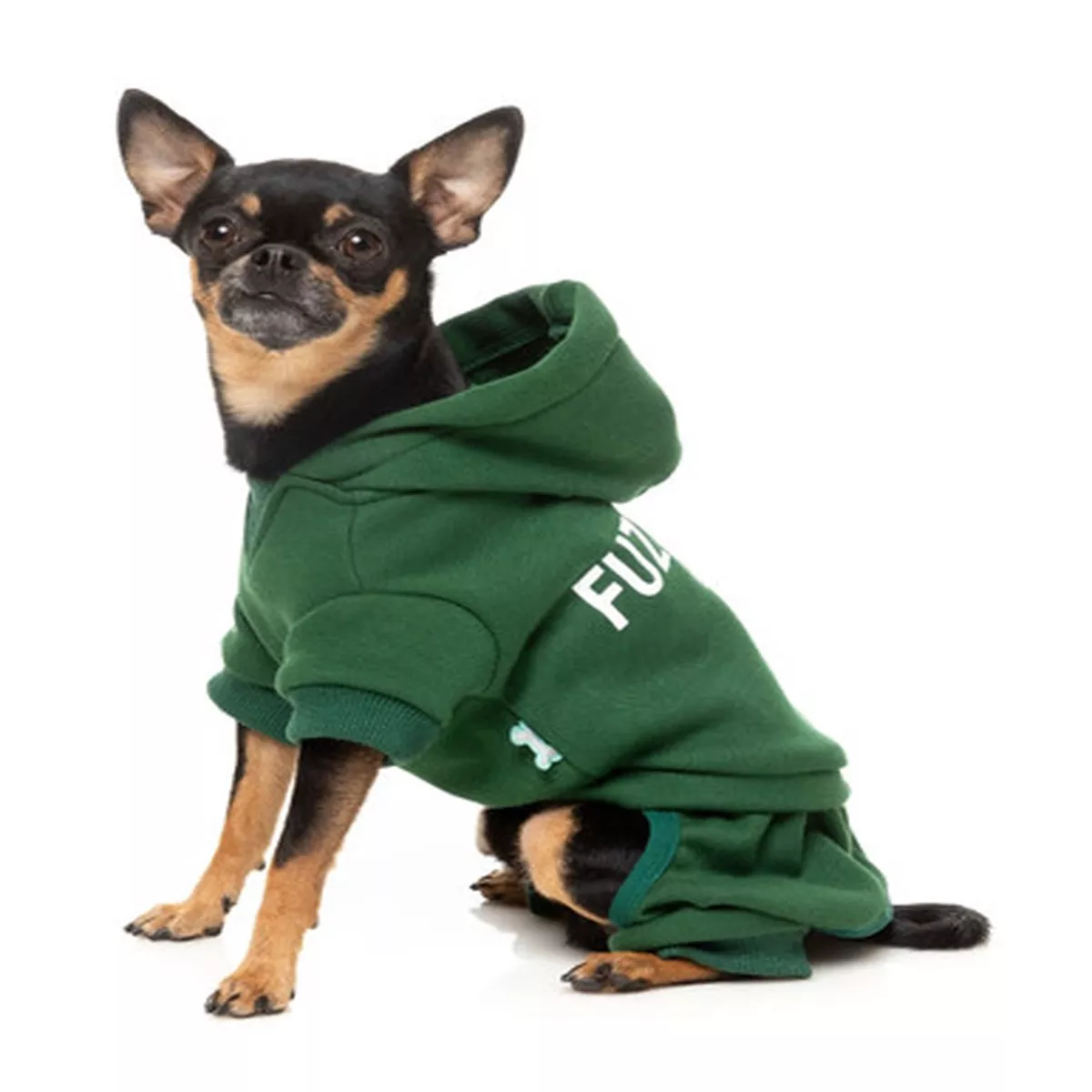 FuzzYard Green Urban Dog Tracksuit