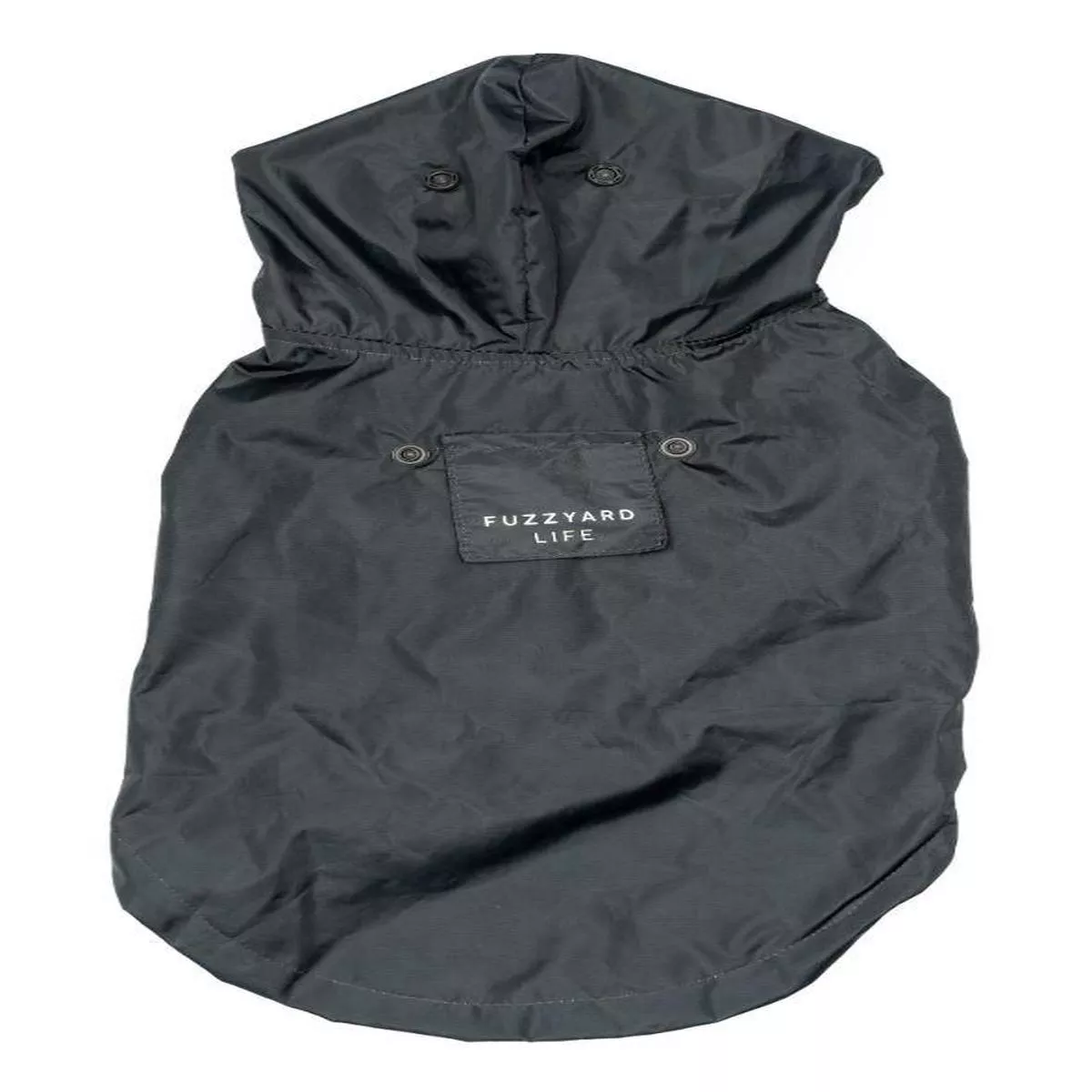 FuzzYard Life Dog Raincoat, Slate Grey