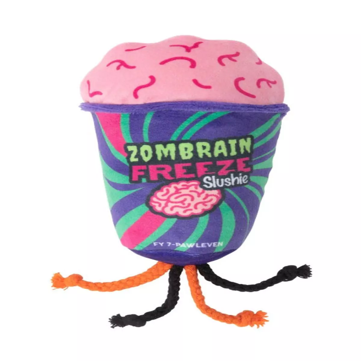 FuzzYard Zombrain Freeze Slushie with String Cat Toy
