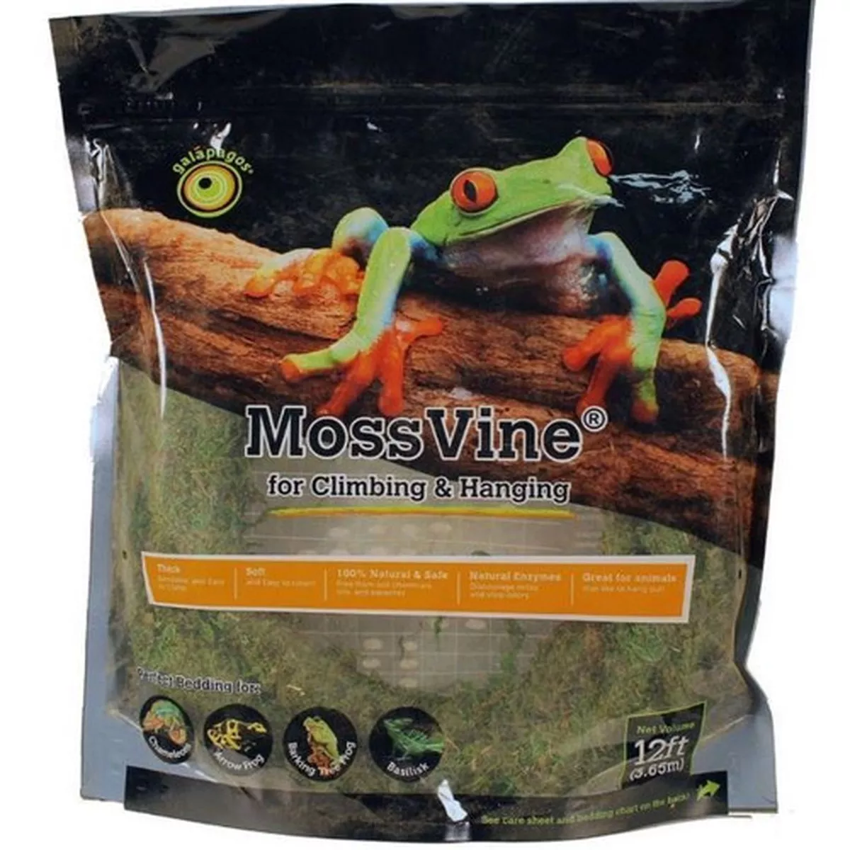 Galapagos Climbing & Hanging 12ft Moss Vine 6 Pack