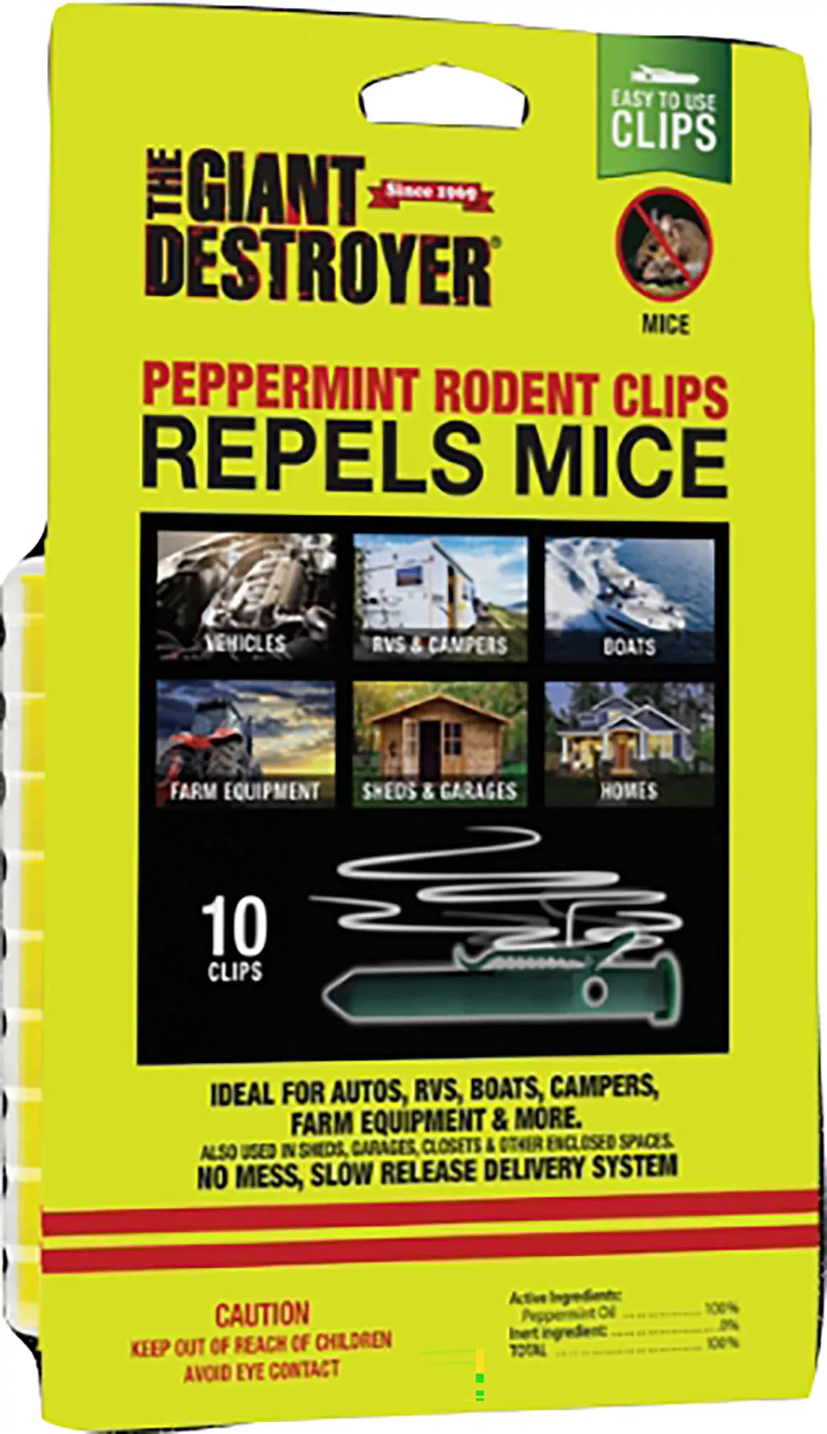 Giant Destroyer Rodent Repellent Clips