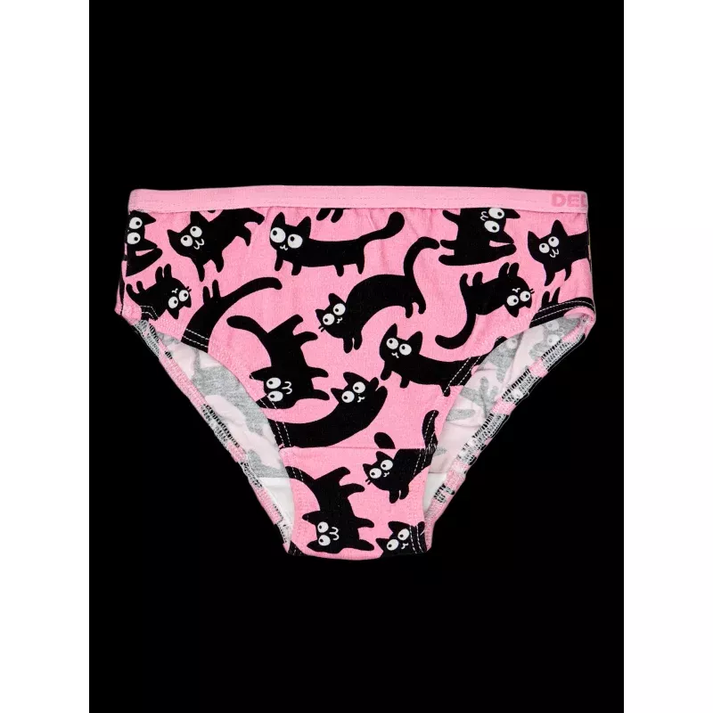 Girls' Briefs Pink Cats
