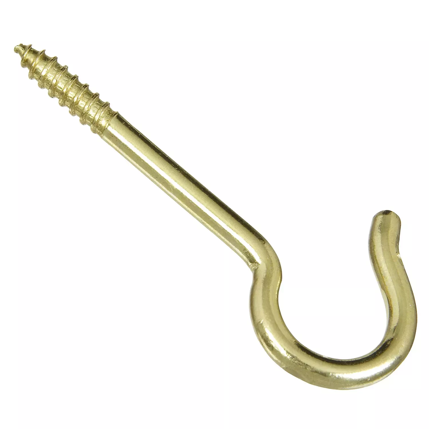 Gold Solid Brass 2-9/16 In. L Ceiling Hook 20 Lb 3 Pk