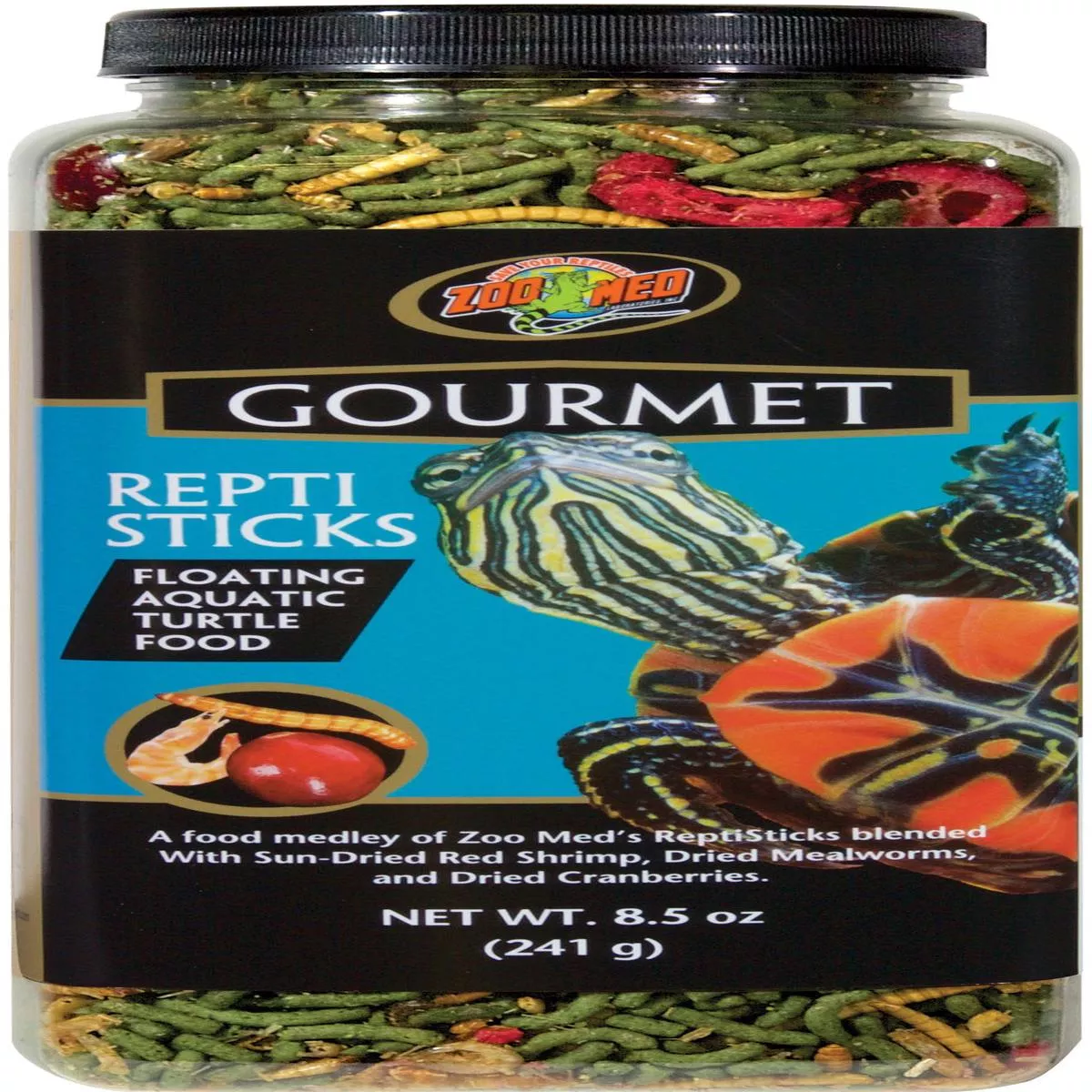 Gourmet Reptisticks Floating Aquatic Turtle – 8.5 OZ