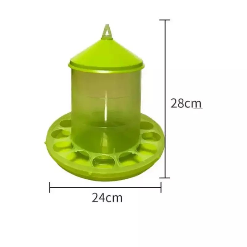 Green Poultry Feeders 2Kgs