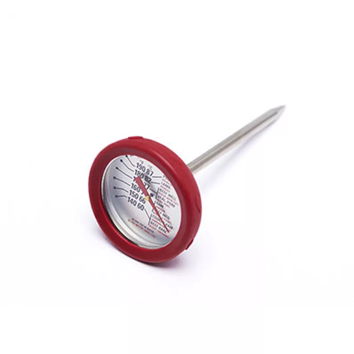 Grill Pro Stainless Steel Thermometer With Bezel