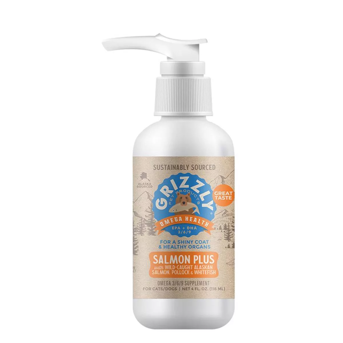 Grizzly Salmon Oil – 32oz