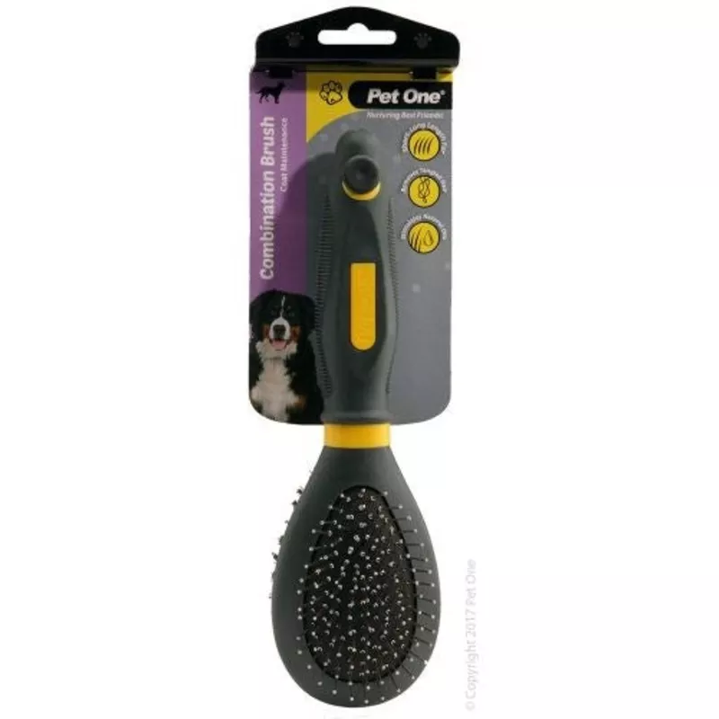 GROOMING COMBO BRISTLE & BRUSH