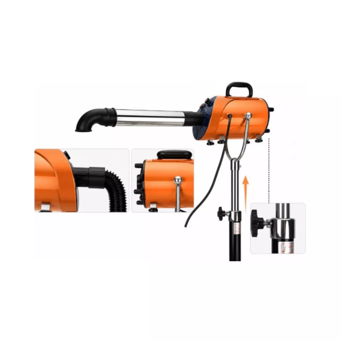 Grooming Dryer with Stand & LCD Display