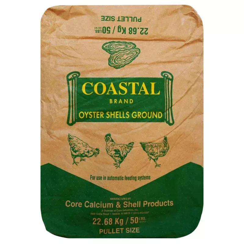 Ground Coastal 100% Oyster Shell 50lbs
