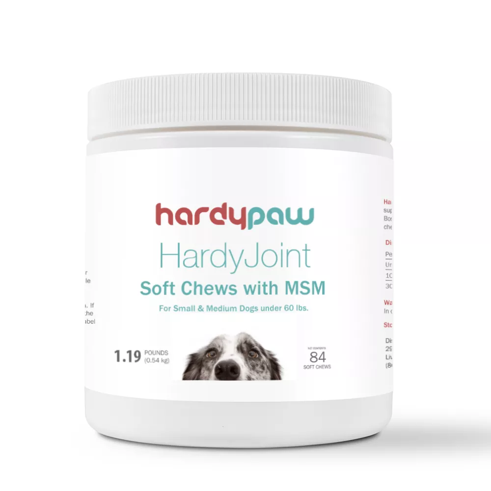HardyJoint Soft Chews with MSM for Small & Medium Dogs