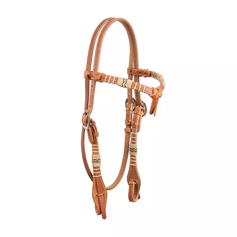 Harness and Rawhide Futurity Leather Headstall Harness