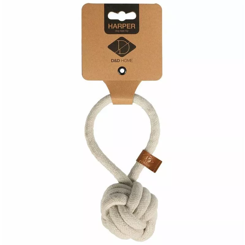 Harper ball with loop XS – 18,5cm –10mm beige