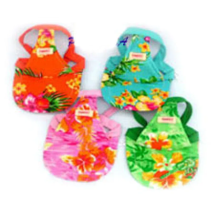 Hawaiian Print Cap Orange