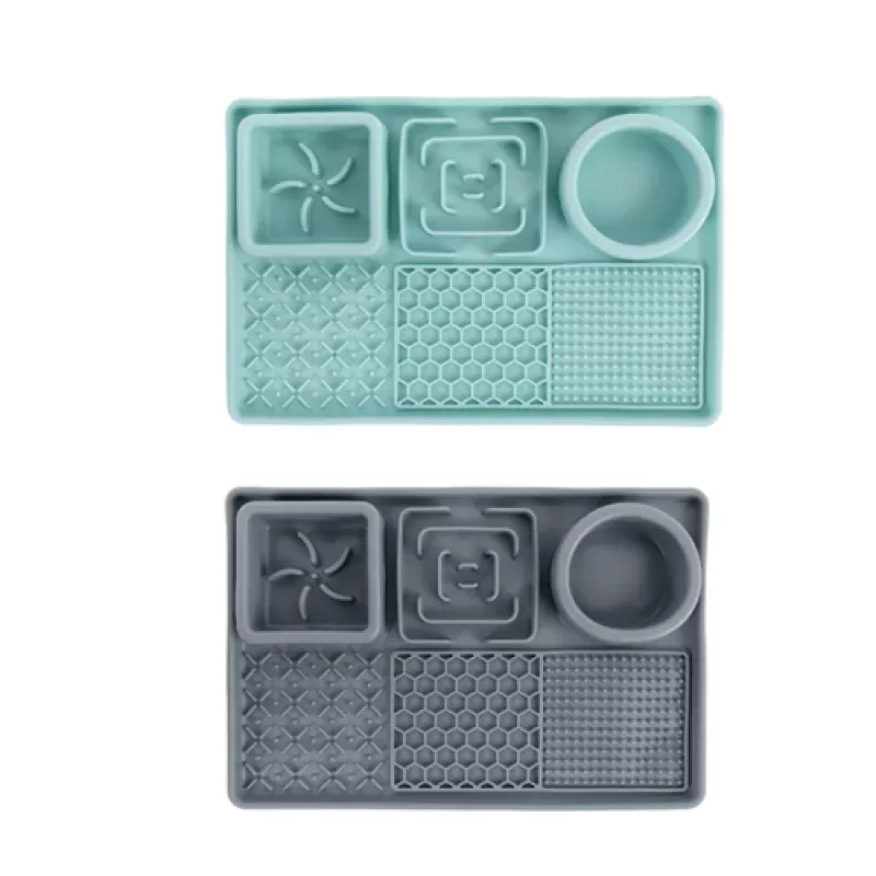 Hemp 4 Tails Multi Texture Lick Mat Grey