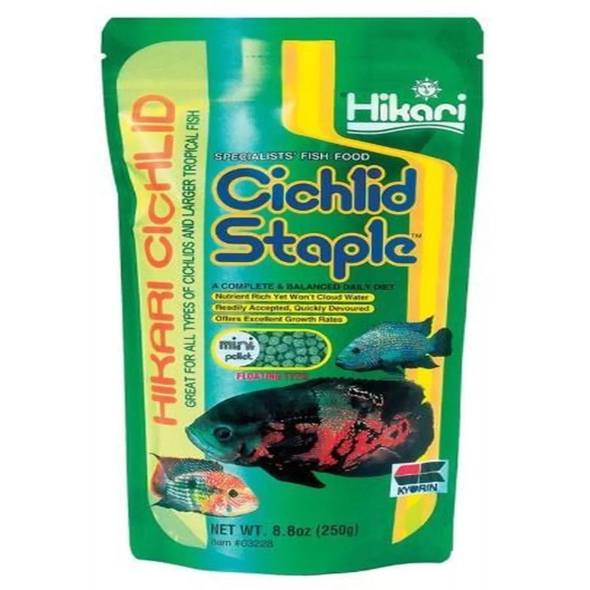 Hikari Cichlid Staple, 8.8 oz., Mini