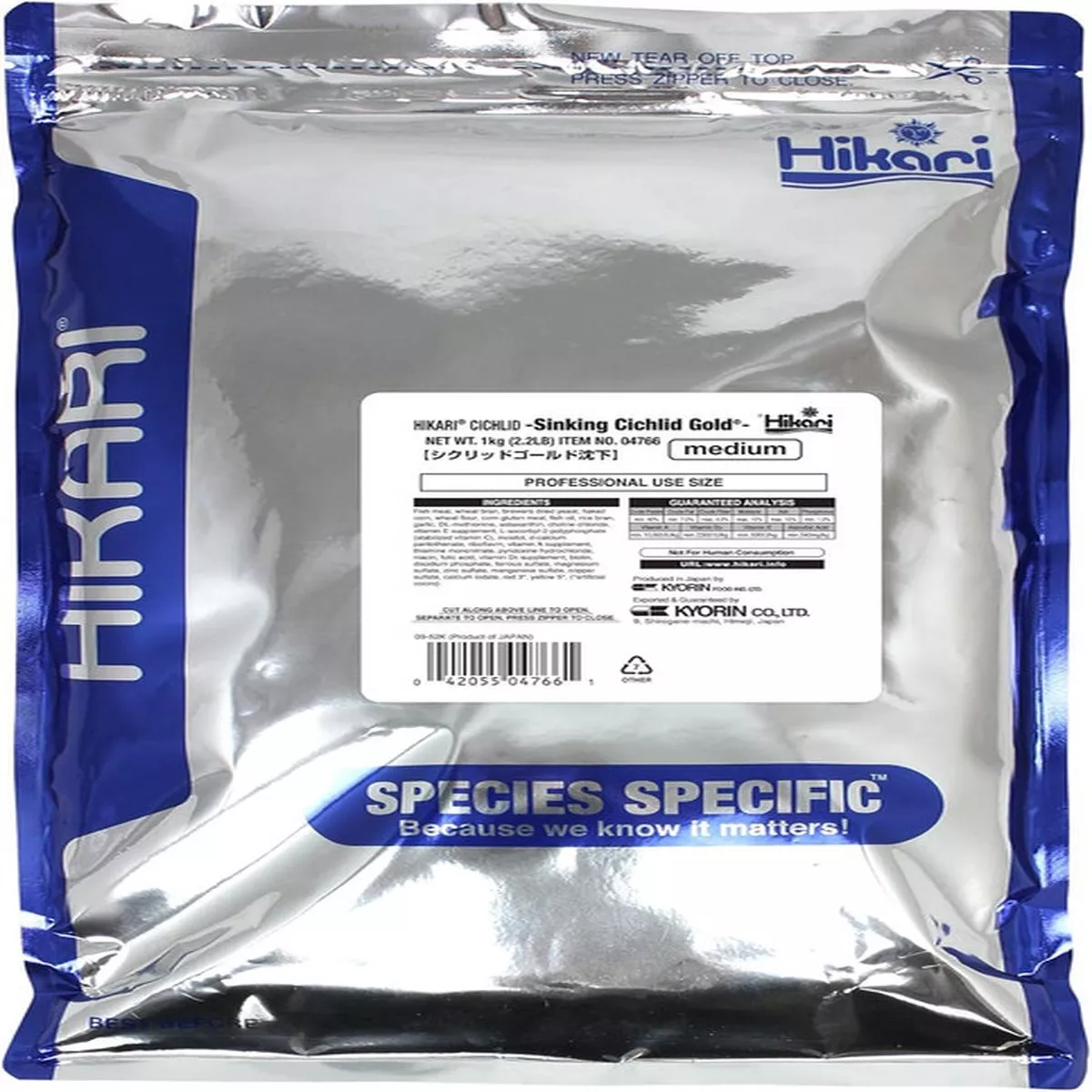 Hikari Sinking Cichlid Medium Gold 2.2lbs.