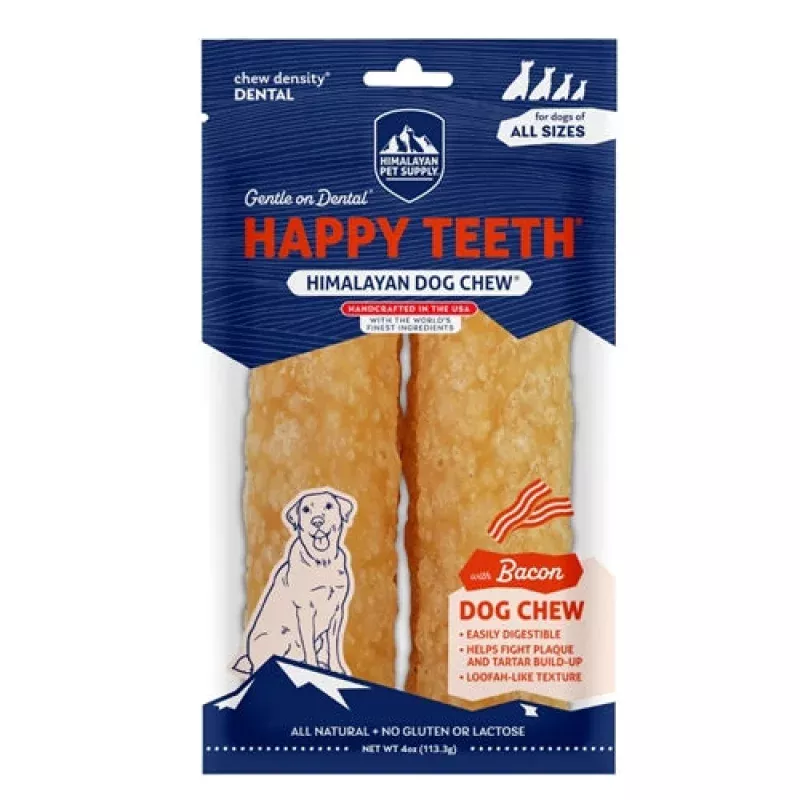 Himalayan Dog Chew Happy Teeth Bacon