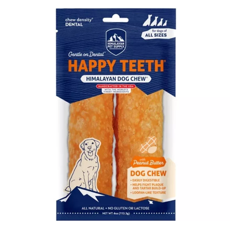 Himalayan Dog Chew Happy Teeth Peanut Butter