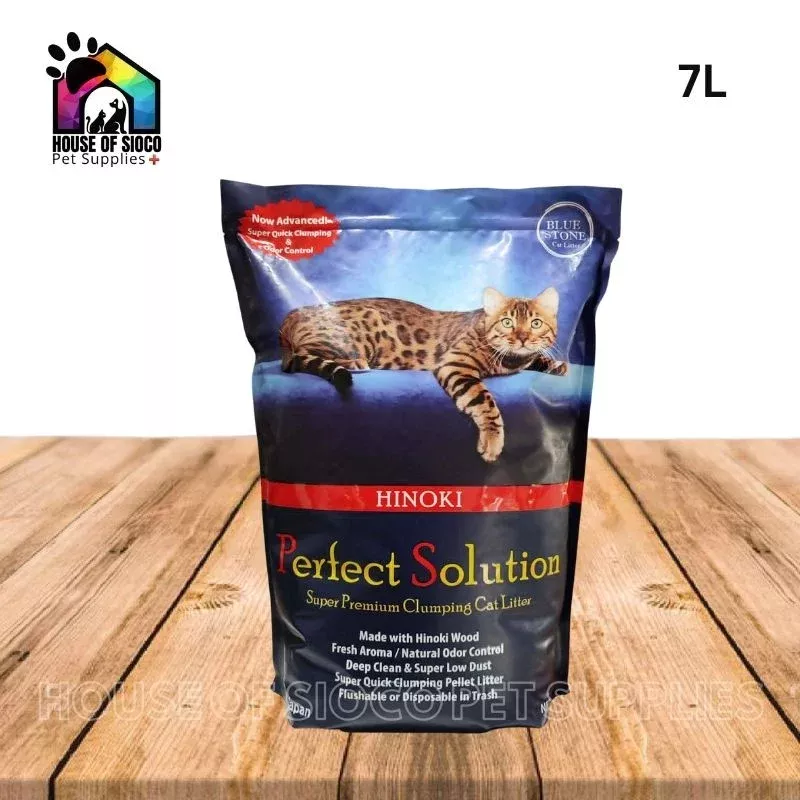 Hinoki Perfect Solution Super Premium Clumping Cat Litter 7L