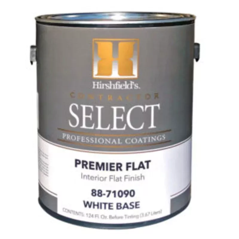 Hirshfield’s Contractor Select Premier Flat White Base 1 Gallon