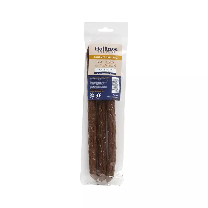 Hollings Venison Sausages 3 Pack