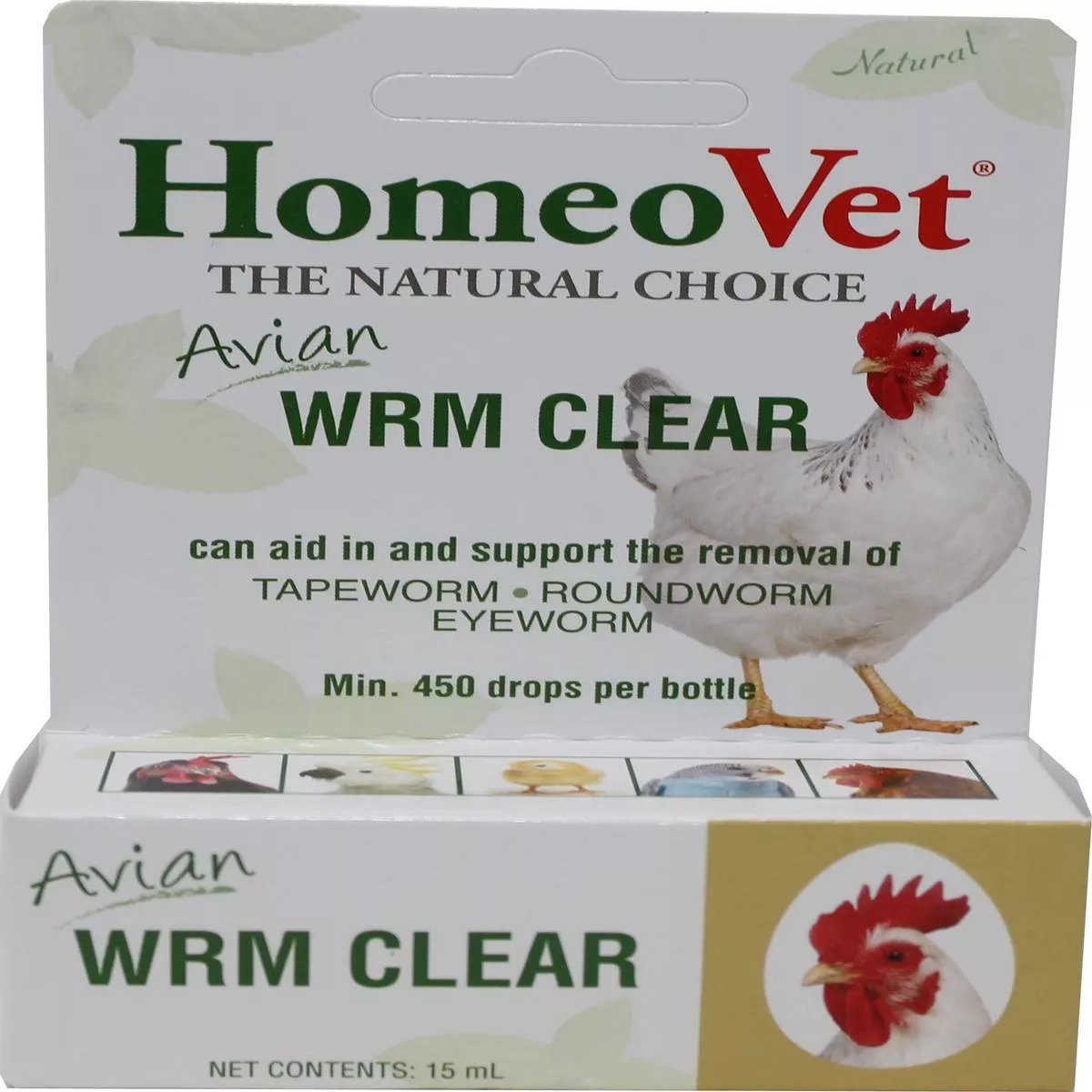 Homeopet Avian Worm Clear – 15 ML